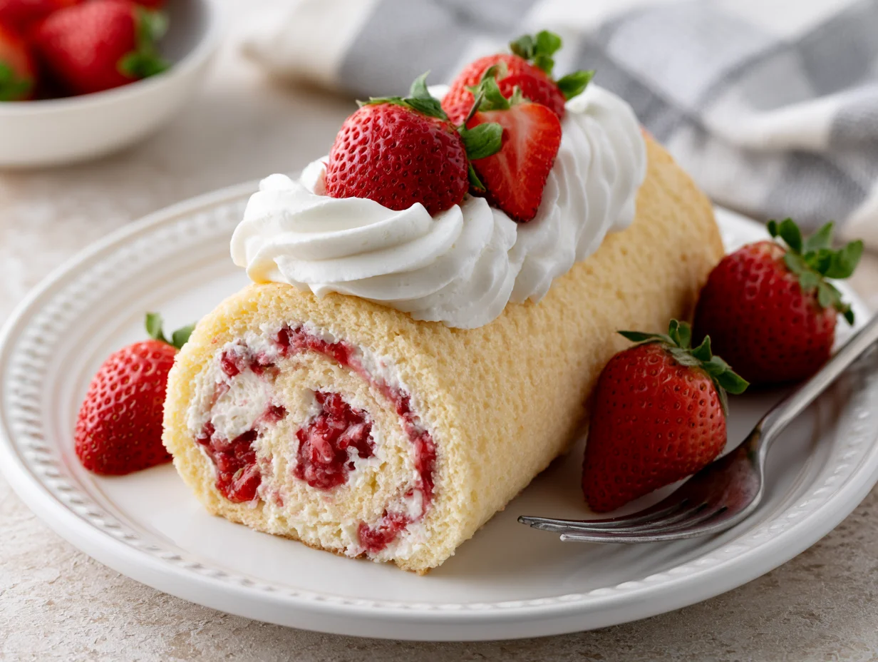 Strawberry Shortcake Cheesecake Rolls Recipe