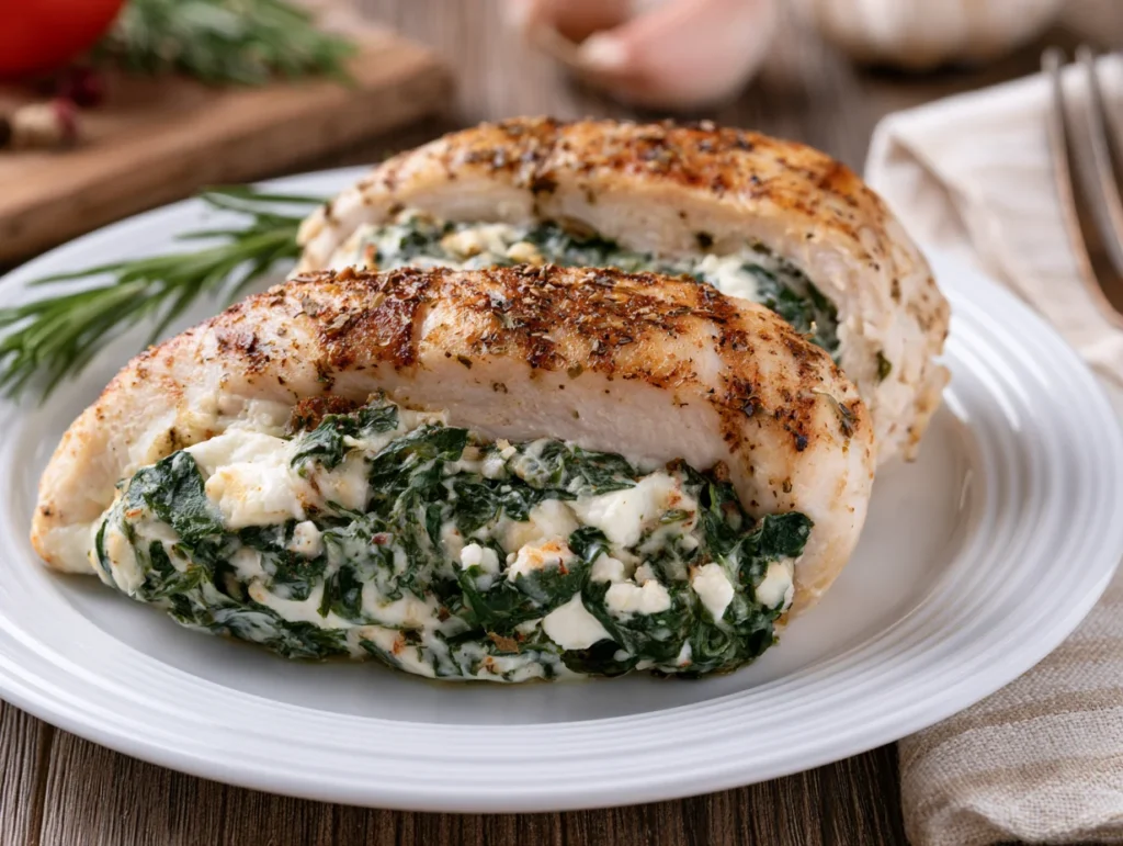 Stuffed Spinach Cream Cheese Stuffed Chicken Recipe