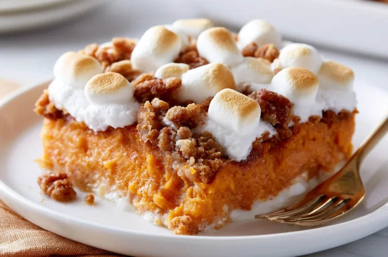 Sweet Potato Casserole with Marshmallows Recipe