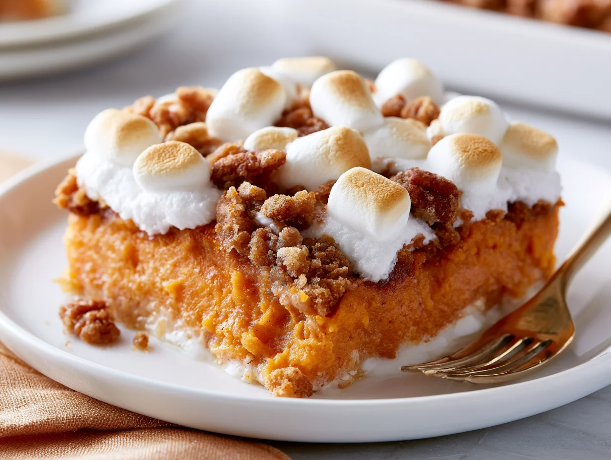 Sweet Potato Casserole with Marshmallows Recipe