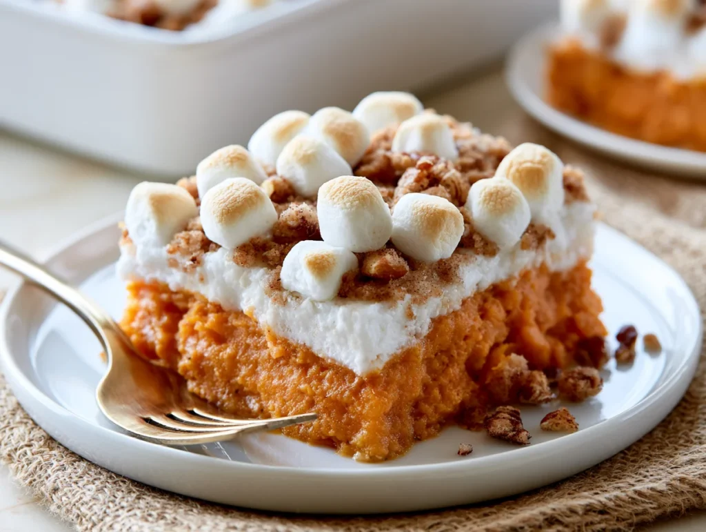 Sweet Potato Casserole with Marshmallows Recipe