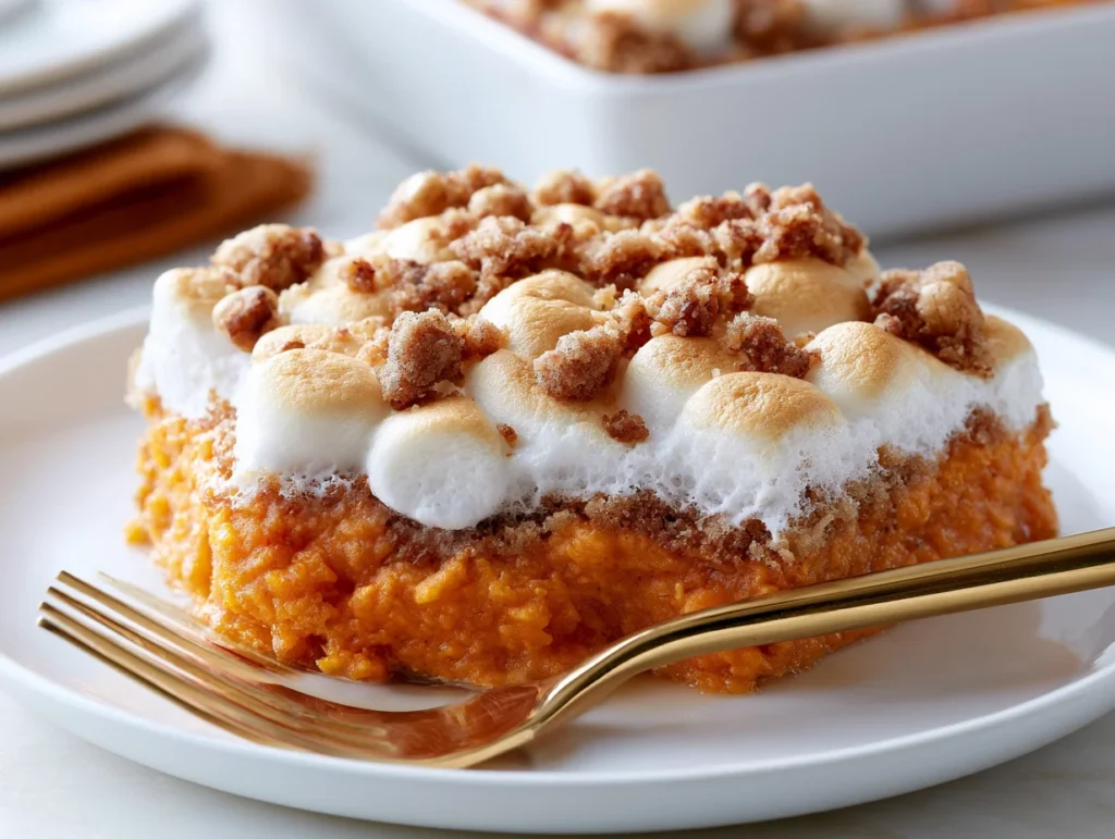Sweet Potato Casserole with Marshmallows Recipe