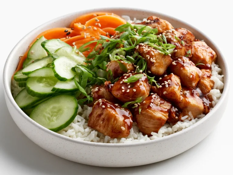 Sweet-Spicy Korean BBQ Chicken Bowls Recipe
