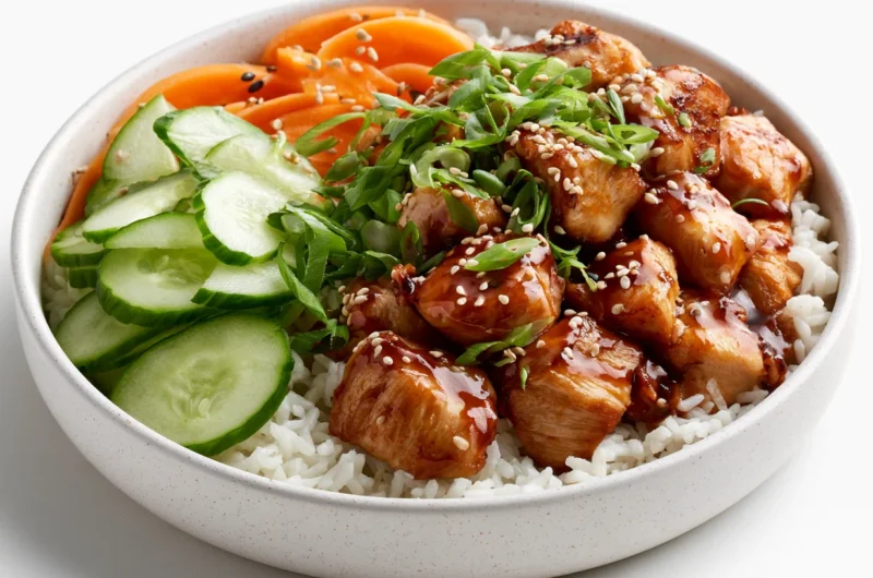 Sweet-Spicy Korean BBQ Chicken Bowls Recipe
