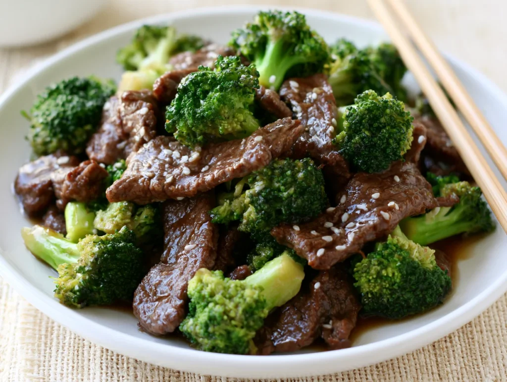 Takeout-Style Chinese Beef and Broccoli Recipe