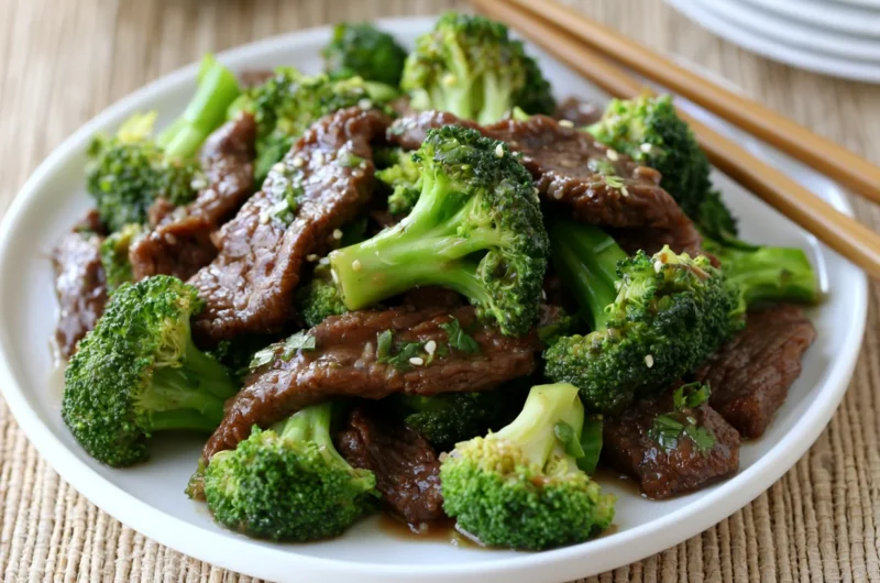 Takeout-Style Chinese Beef and Broccoli Recipe