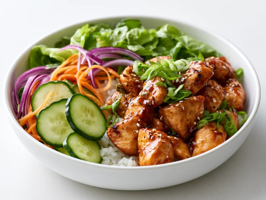 Tasty Hot Honey Chicken Bowls Recipe