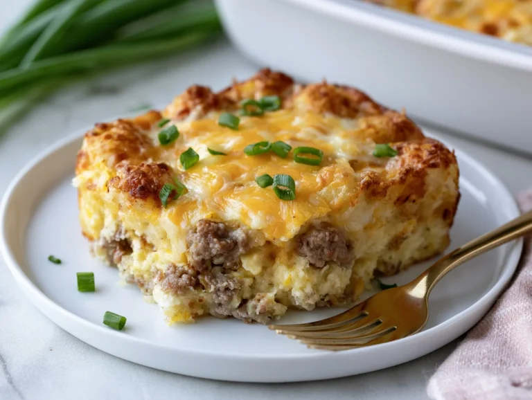 Tater Tot Sausage Breakfast Casserole Recipe