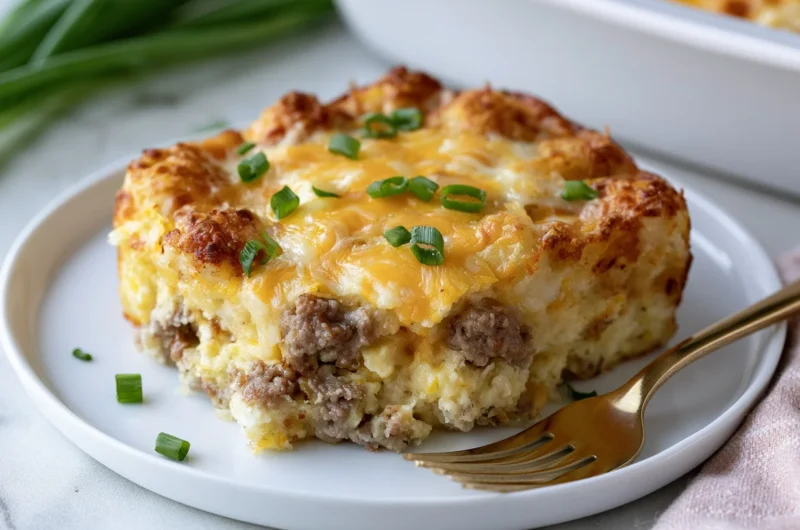 Tater Tot Sausage Breakfast Casserole Recipe