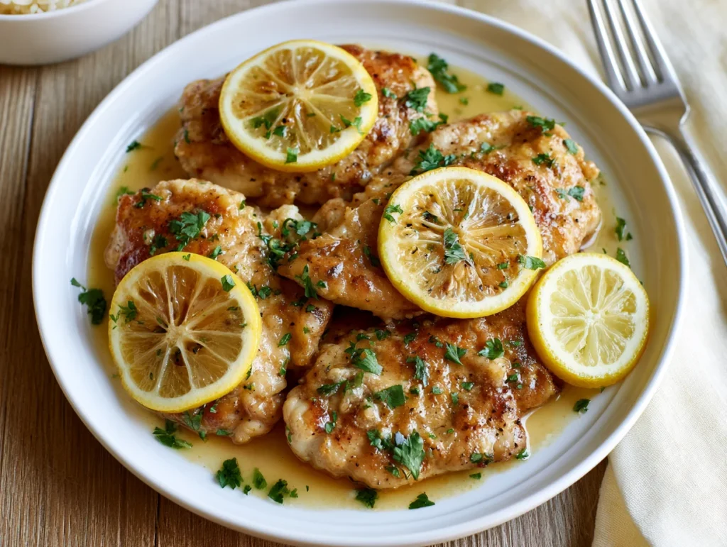Tender Lemon Butter Chicken Recipe