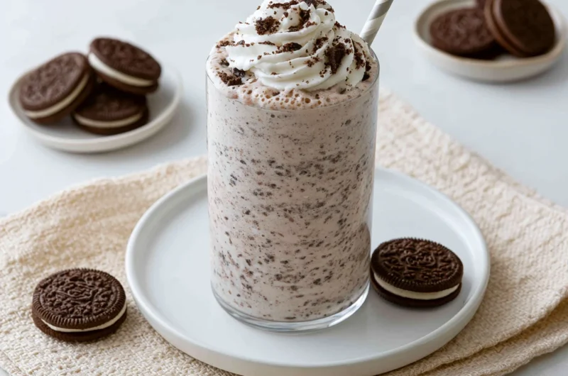Thick Oreo Milkshake Recipe