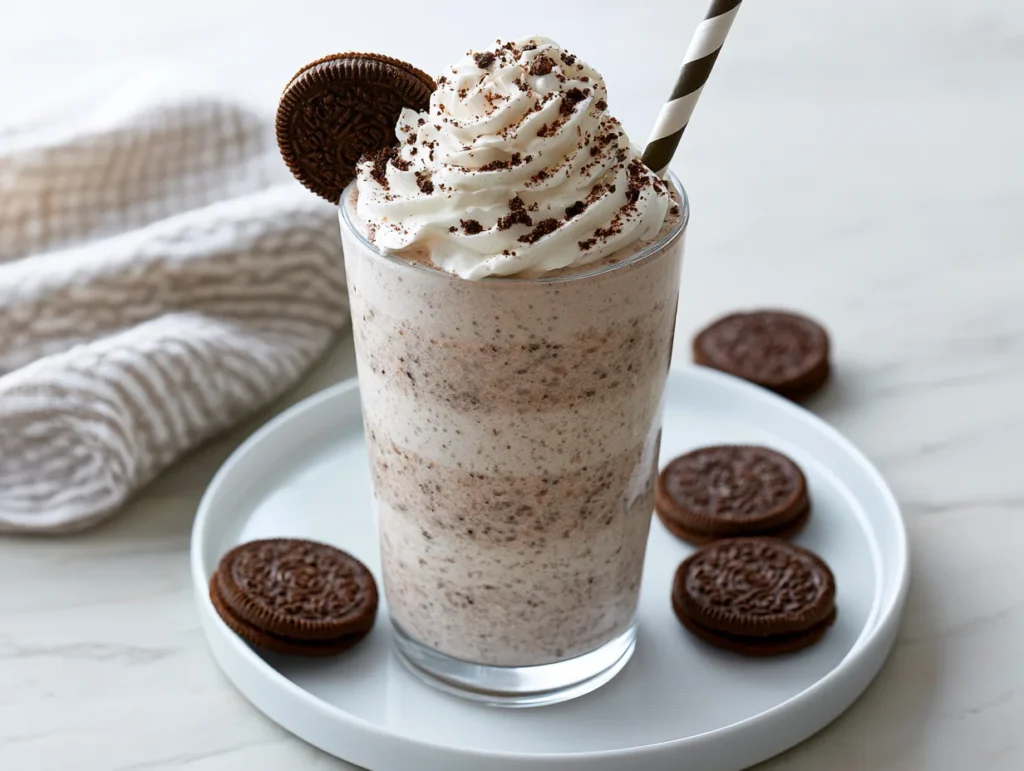 Thick Oreo Milkshake Recipe