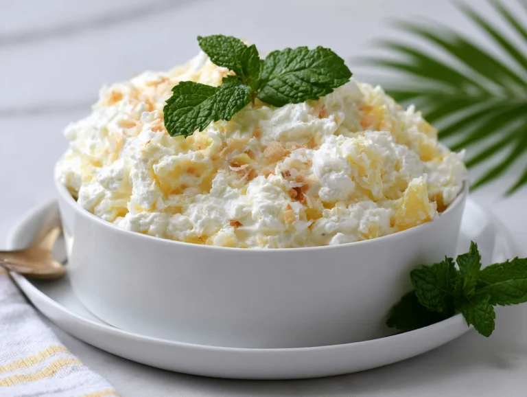 Tropical Pineapple Coconut Fluff Recipe