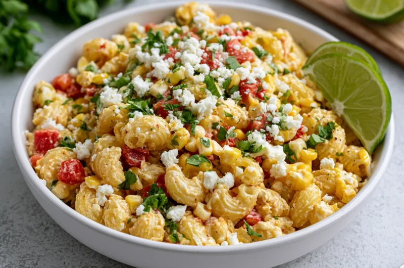 Vibrant Mexican Street Corn Pasta Salad Recipe