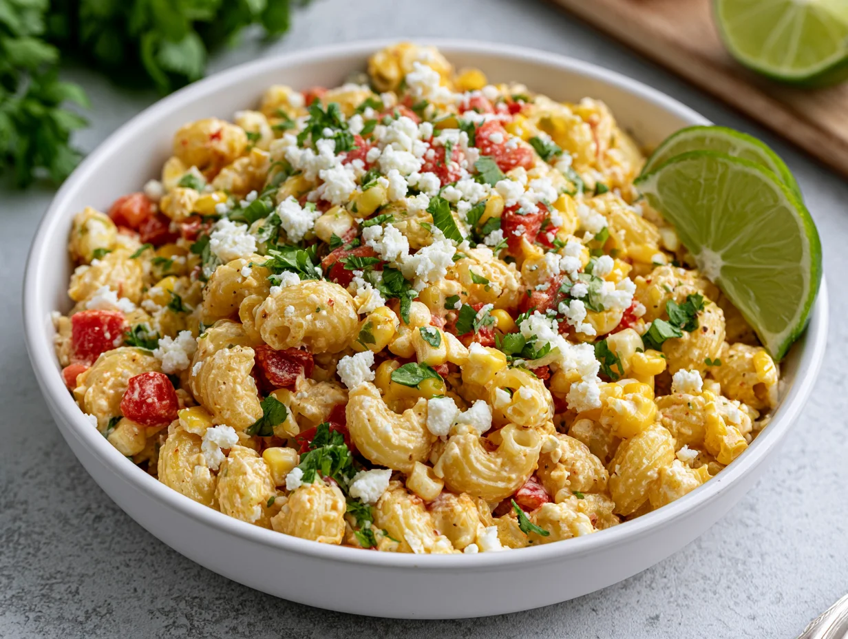 Vibrant Mexican Street Corn Pasta Salad Recipe
