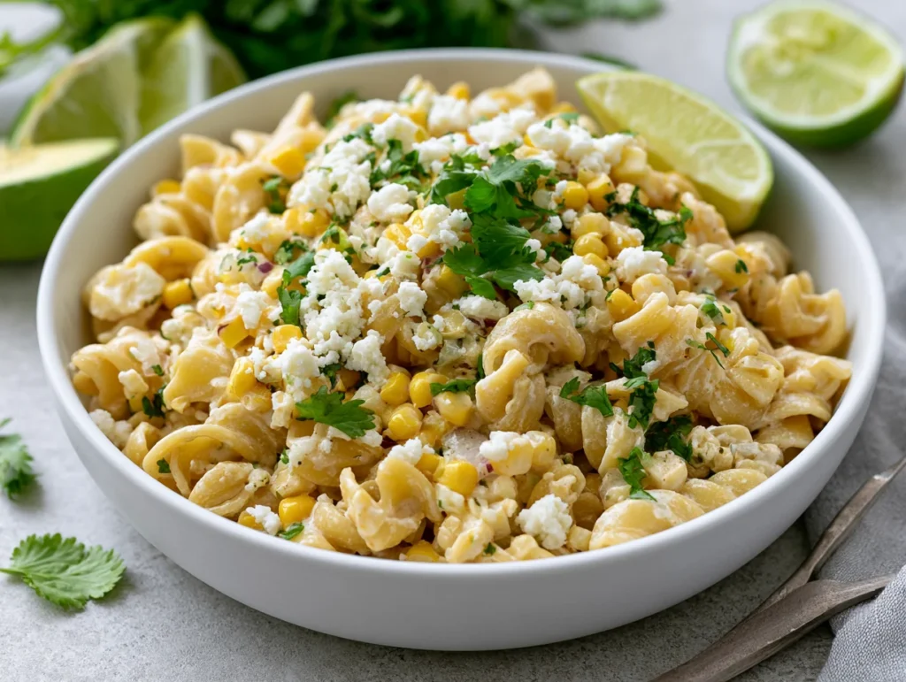 Vibrant Mexican Street Corn Pasta Salad Recipe