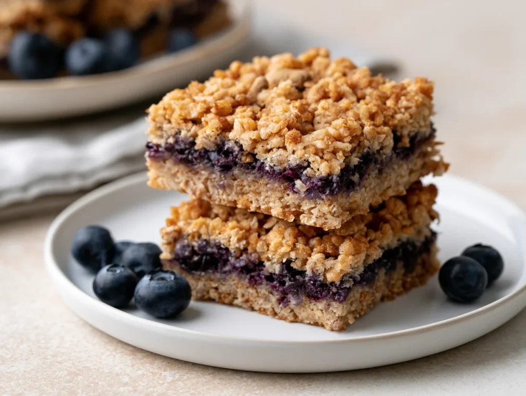Wholesome Blueberry Oatmeal Bars Recipe