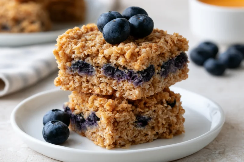 Wholesome Blueberry Oatmeal Bars Recipe