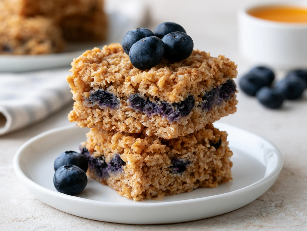 Wholesome Blueberry Oatmeal Bars Recipe
